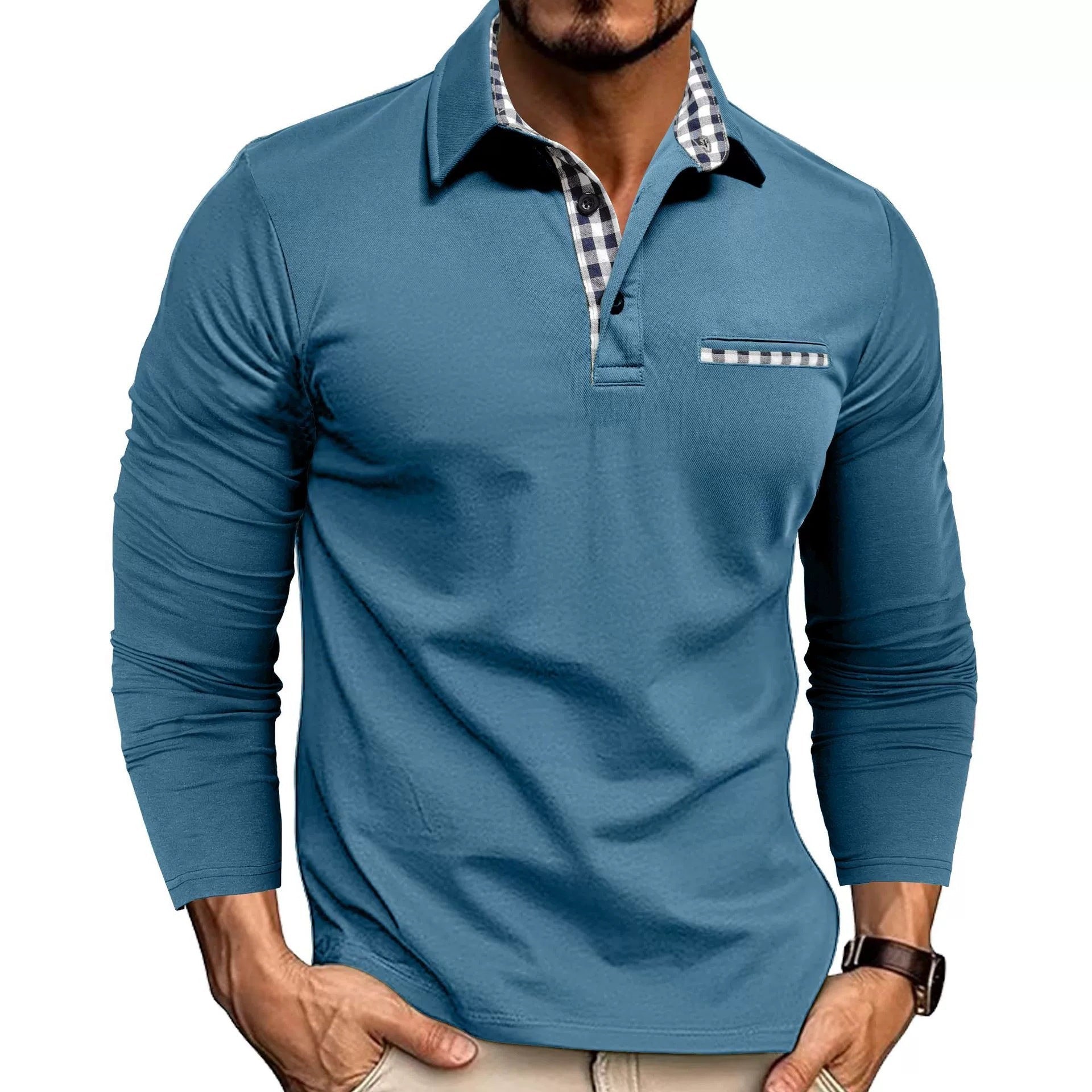 New Men's Cotton Polo Shirt