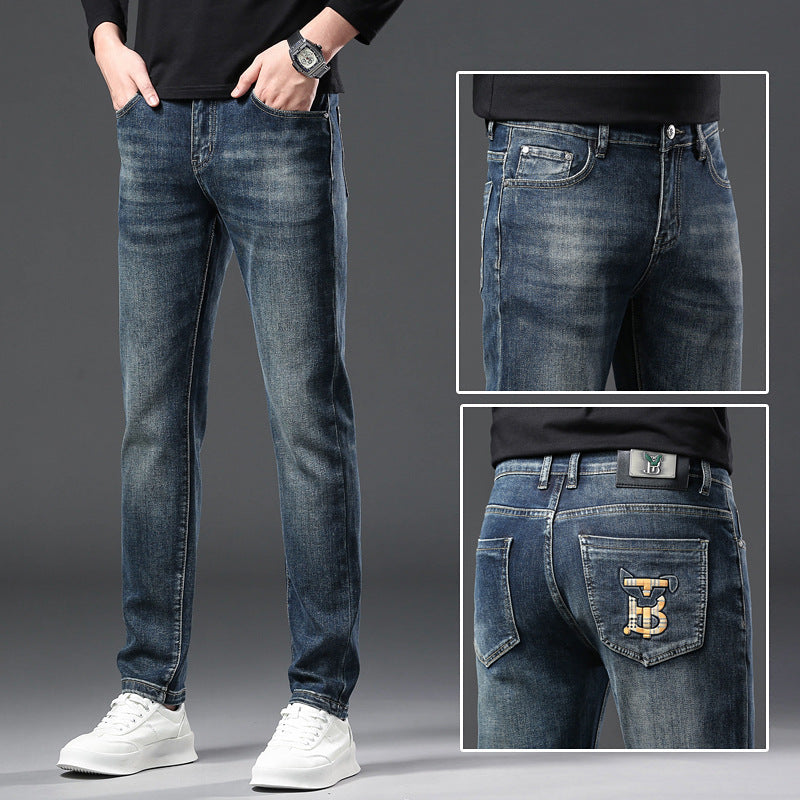 Men's Thick Stretch Slim Jeans