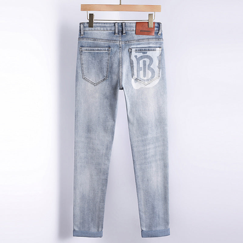 Stretch high-quality casual jeans