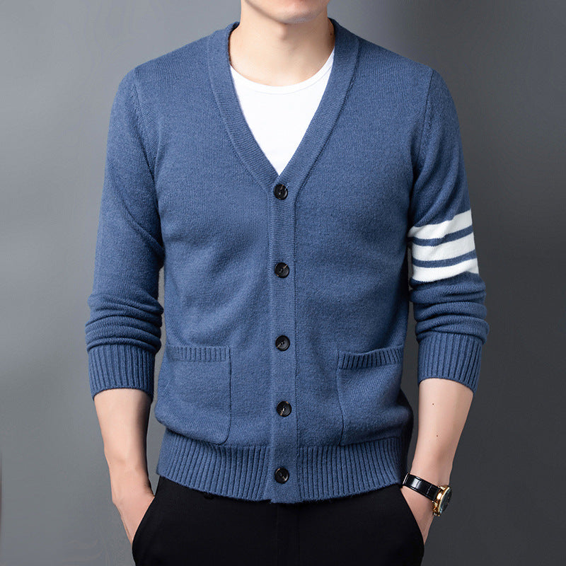 2023 New Style Pocket Knitted Cardigan