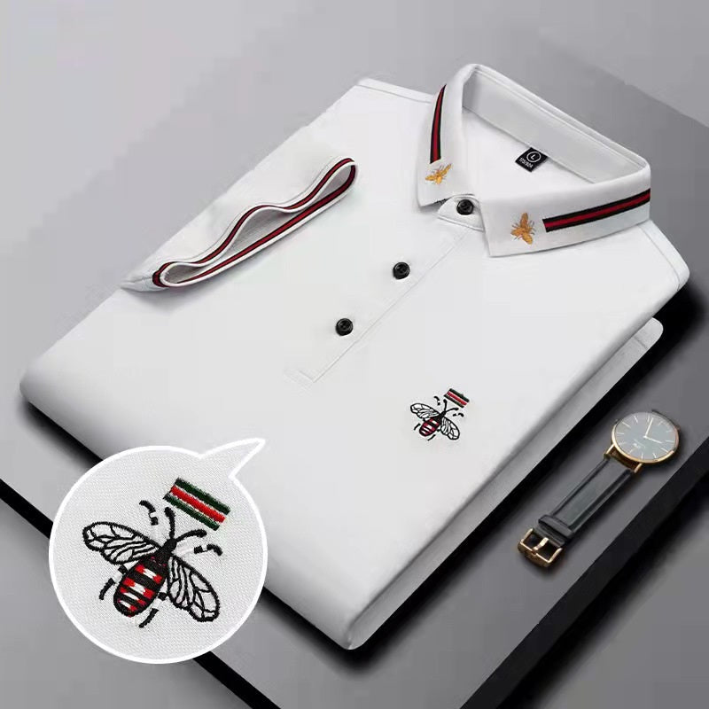 New business casual cotton polo shirt