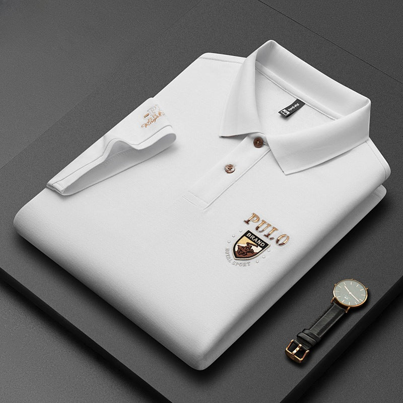 Men's New Cotton Fashion Business Polo Shirt