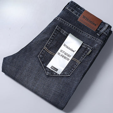 Men's Straight Leg Loose Stretch Business Casual Jeans