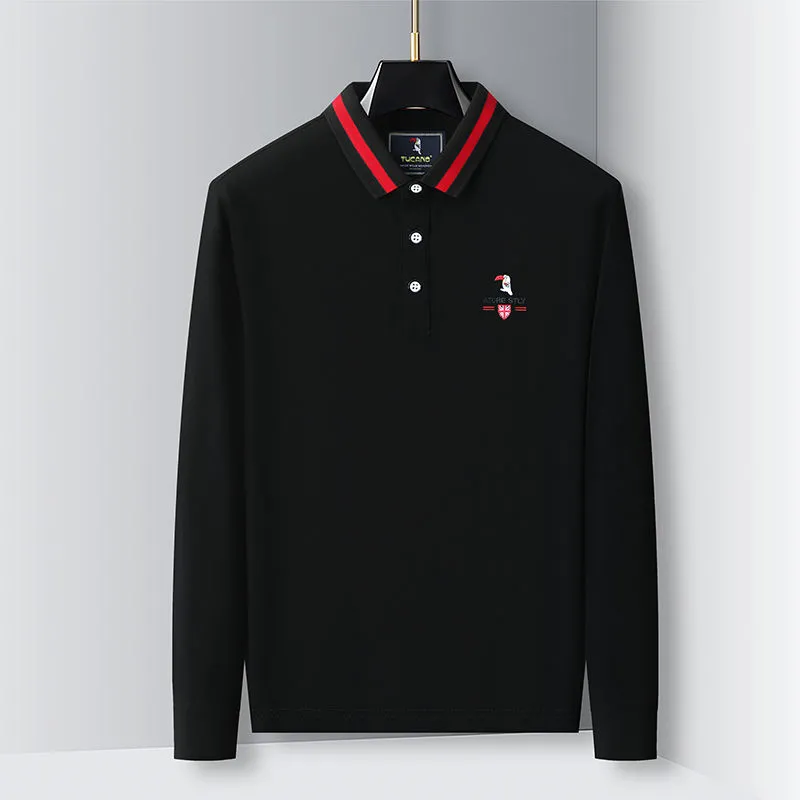 Cotton embroidered polo shirt