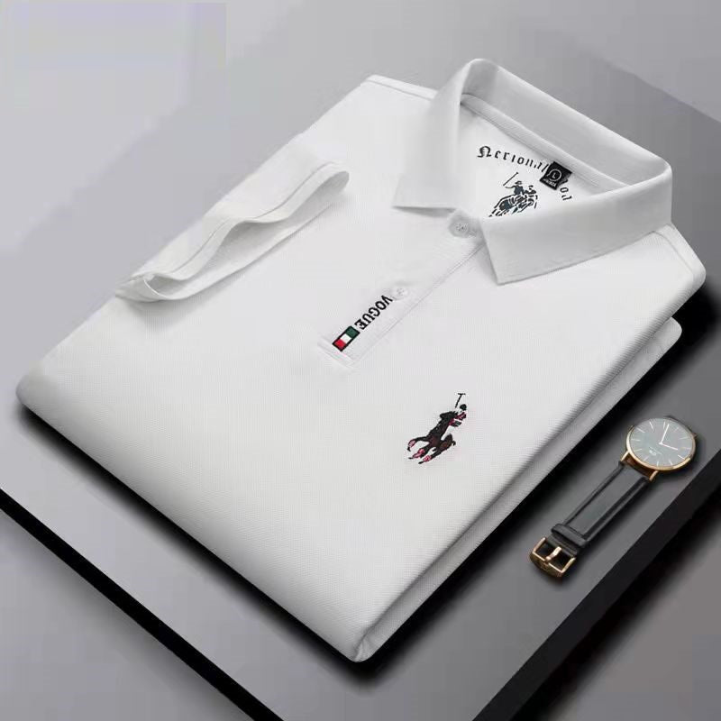 cotton embroidered polo