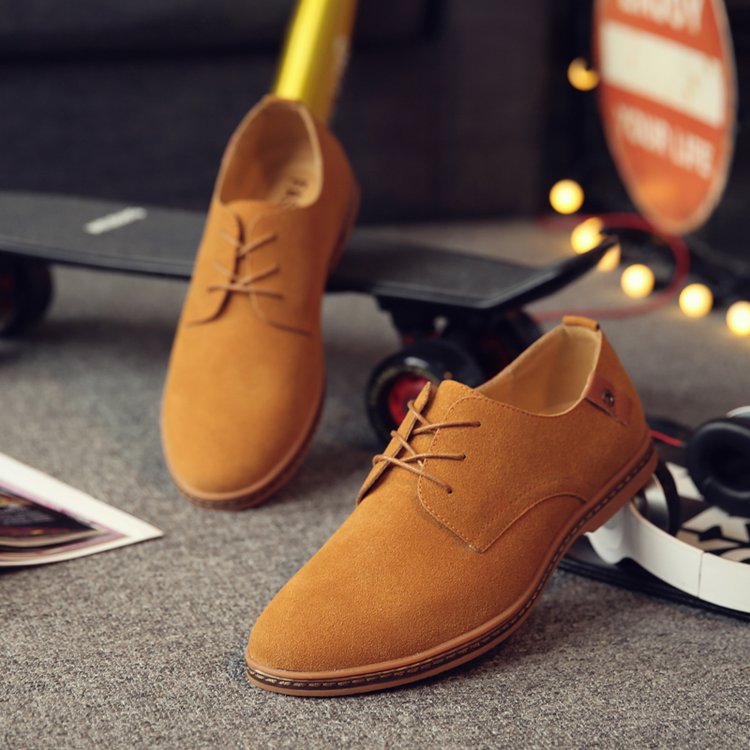 2022 Suede Men's Plus Size Casual Shoes