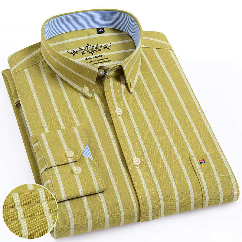 Men's Cotton Fashion Striped Shirt