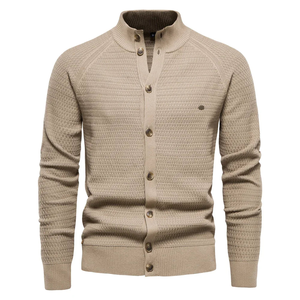 Men's Business Cotton Sweater Knit Cardigan