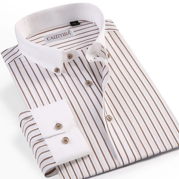 Casual business striped shirt