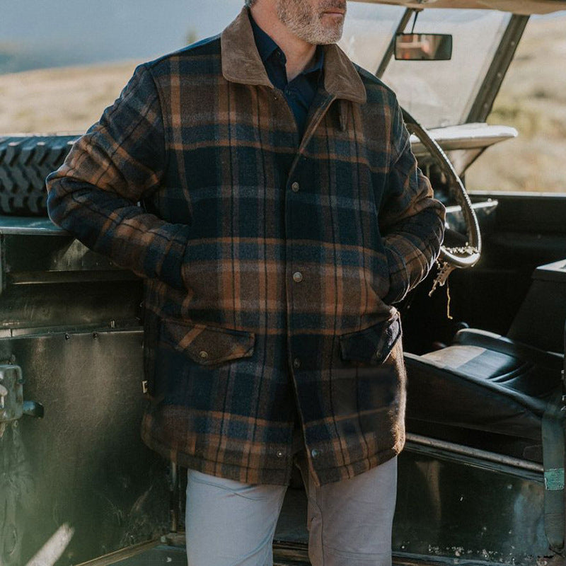 2025 Men's Plaid Comfortable Jacket