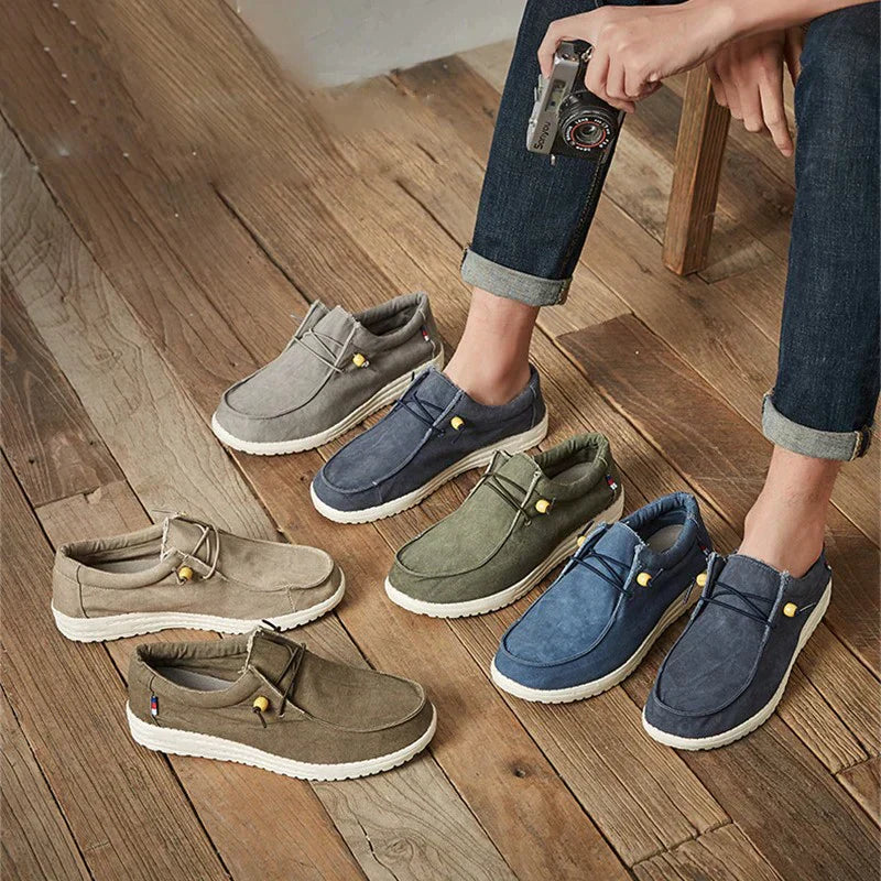 Men's Casual Canvas Loafers