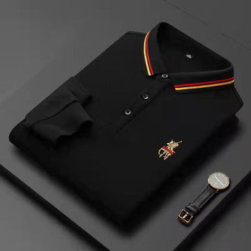 casual cotton polo shirt