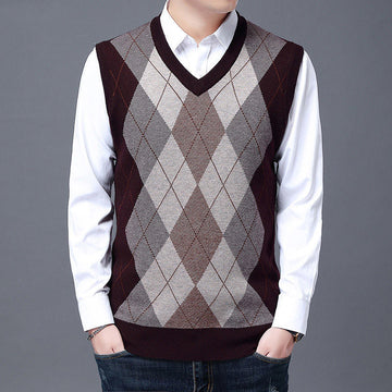 Men's winter warm wool vest