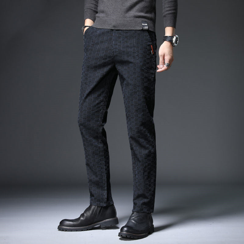 Men's Corduroy Straight Casual Pants