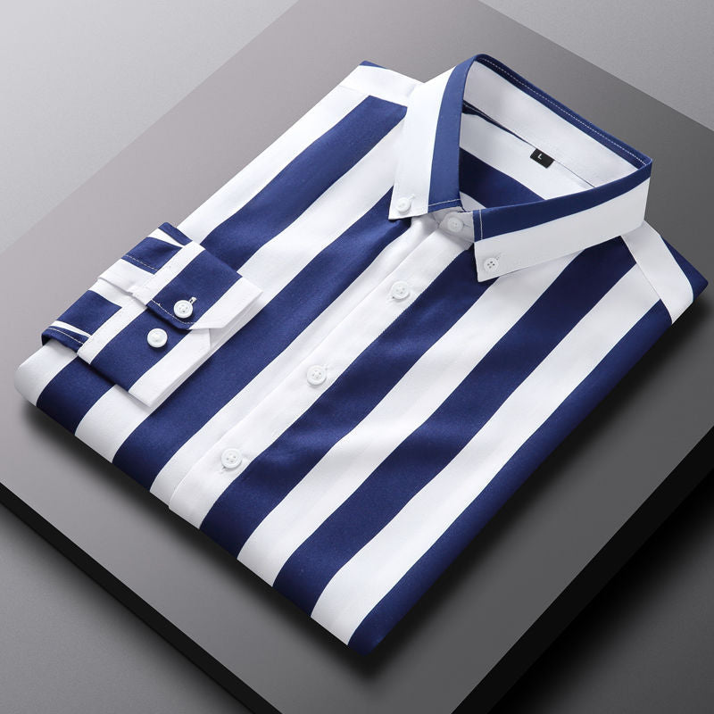 Spring new striped shirt