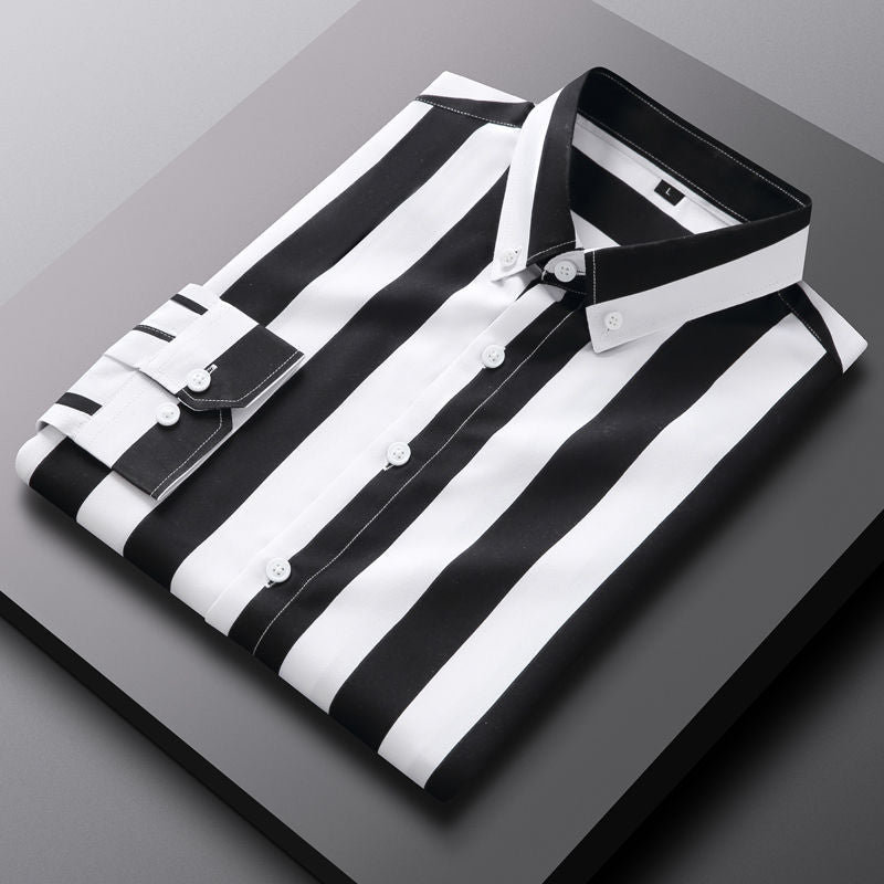 Spring new striped shirt